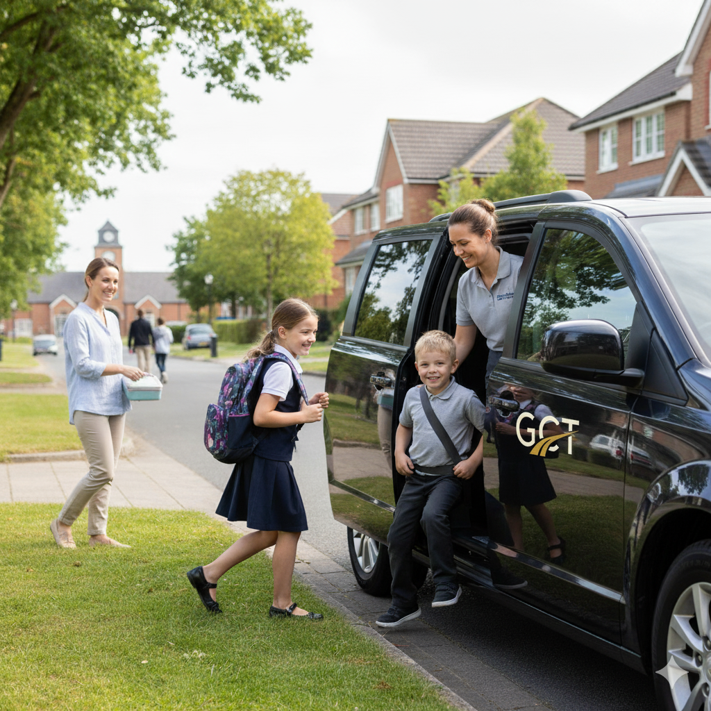 School Run Taxis gemini generated image rp5vzurp5vzurp5v